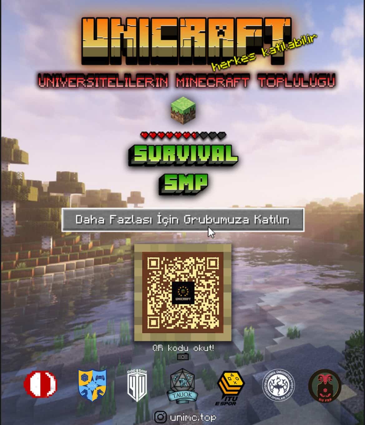 ÜniCraft 1. Sezon SMP Afişi